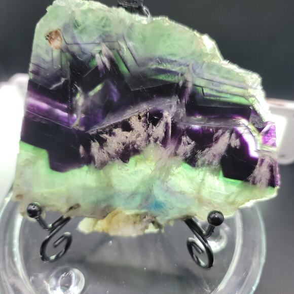 Fluorite Slab, 188G - Picture 2 of 6